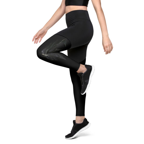 Bio-Mechanical Graphic Sports Leggings - Image 6